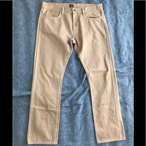Men’s JCrew 484 Rust Color Jeans-36 x 32